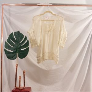 Parker White Sheer Blouse